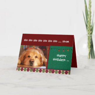 Tarjeta Festiva Feliz feriado del perro perro perro
