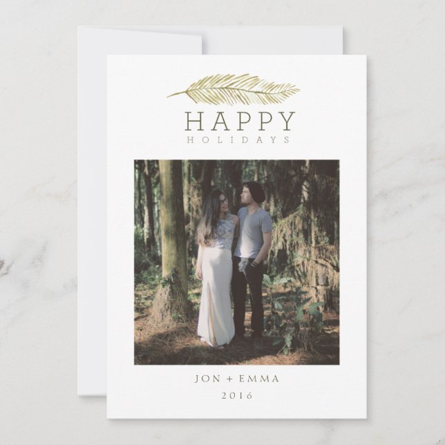 TARJETA FESTIVA FELIZ FESTIVAL DE INVIERNO (Anverso)