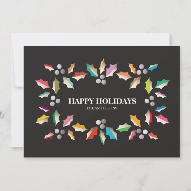 TARJETA FESTIVA FELIZ FESTIVIDAD (Anverso)