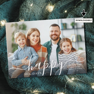 Tarjeta Festiva FELIZ FESTIVIDAD FISCALÍA Moderna