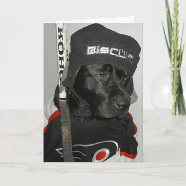 Tarjeta Festiva Feliz Fiesta Sin Hockey (desde 2004) (Anverso)