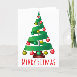 Tarjeta Festiva Feliz Fitnavidad