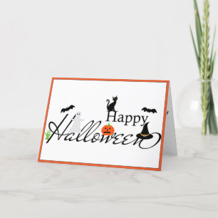 Tarjeta Festiva Feliz Halloween