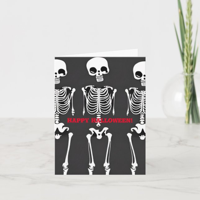 Tarjeta Festiva ¡Feliz Halloween! (Anverso)