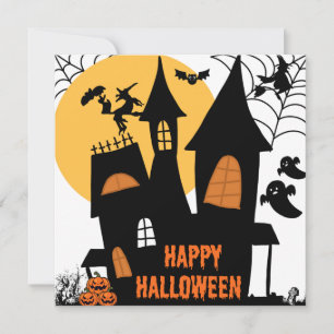 Tarjeta Festiva Feliz Halloween