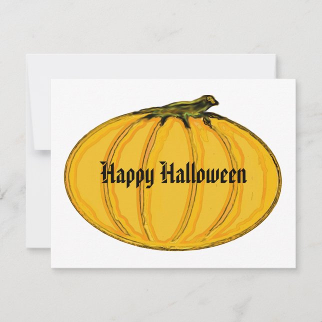 Tarjeta Festiva Feliz Halloween jGibney La serie de artistas del M (Anverso)