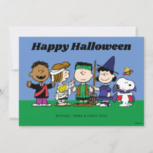 Tarjeta Festiva Feliz Halloween   La tripulación embrujada