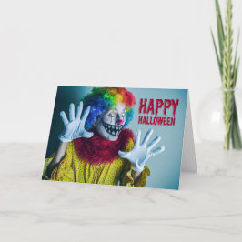 Tarjeta Festiva Feliz Halloween para cualquiera con humor de payas