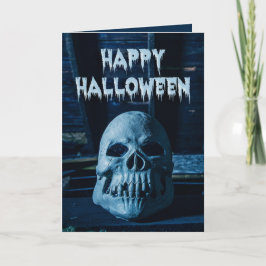 Tarjeta Festiva Feliz Halloween para cualquiera Fotografía de crán