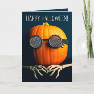 Tarjeta Festiva Feliz Halloween para cualquiera que siga siendo ra