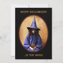 Tarjeta Festiva Feliz Halloween si te atreves