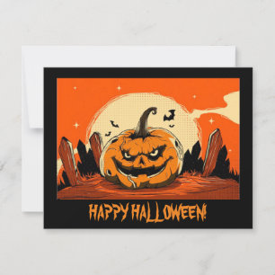 Tarjeta Festiva Feliz Halloween Spookkin