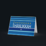 Tarjeta Festiva Feliz Hanukkah<br><div class="desc">Celebrar ocho días y ocho noches del Festival de las Luces con tarjetas Hanukkah y regalos. El festival de las luces está aquí. Encienda la menorah, juegue con el dreidel y festín sobre los lagos y los suganiots. Celebra el espíritu de Hanukkah con amigos, familia y seres queridos deseándoles Feliz...</div>