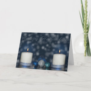 Tarjeta Festiva Feliz Hanukkah