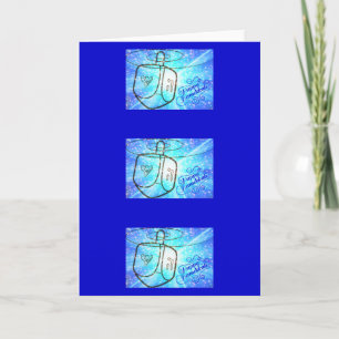 Tarjeta Festiva Feliz Hanukkah