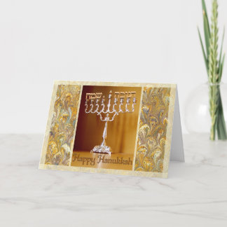 Tarjeta Festiva Feliz Hanukkah