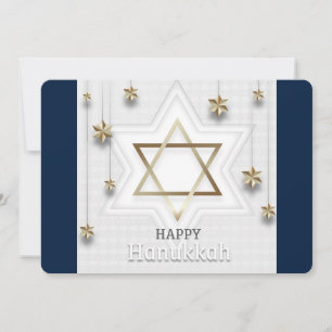 Tarjeta Festiva Feliz Hanukkah