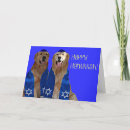 Tarjeta Festiva Feliz Hanukkah