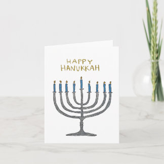 Tarjeta Festiva Feliz Janucá