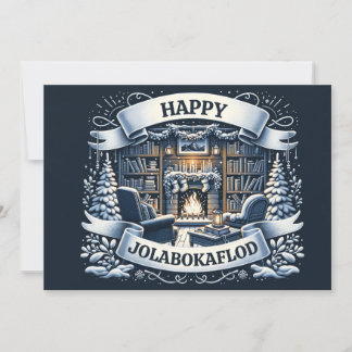 Tarjeta Festiva Feliz Jolabokaflod