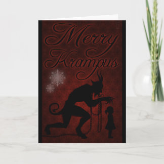 Tarjeta Festiva Feliz Krampus