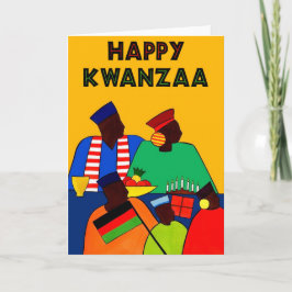 Tarjeta Festiva Feliz Kwanzaa