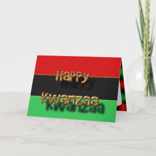 Tarjeta Festiva Feliz Kwanzaa