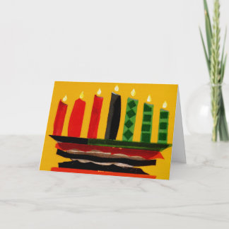 Tarjeta Festiva Feliz Kwanzaa
