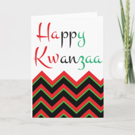 Tarjeta Festiva Feliz Kwanzaa