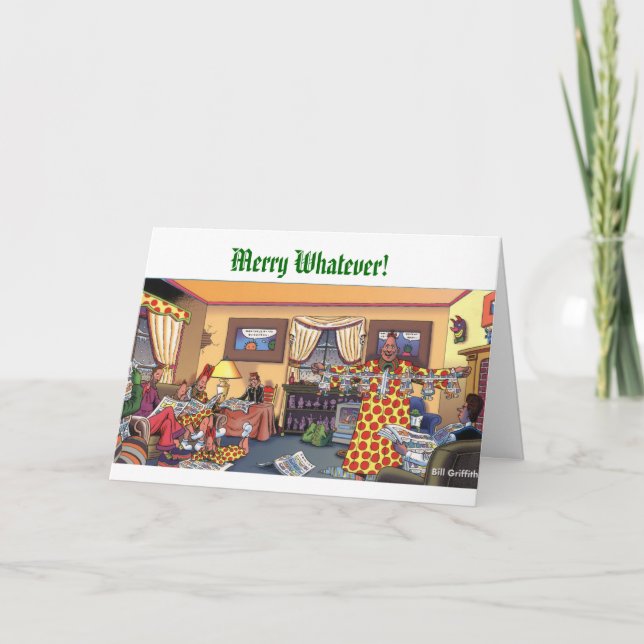 Tarjeta Festiva ¡Feliz lo que! (Anverso)