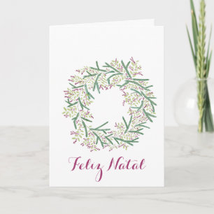 Tarjeta Festiva Feliz Natal, Navidades portugueses fueron a la cár