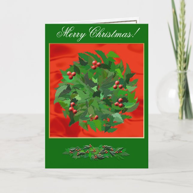 Tarjeta Festiva ¡Feliz Navidad! (Anverso)