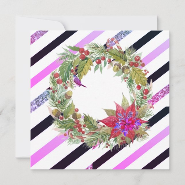 Tarjeta Festiva ¡Feliz Navidad! (Anverso)