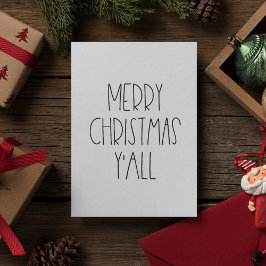 Tarjeta Festiva Feliz Navidad.