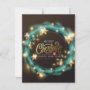 Tarjeta Festiva "Feliz Navidad"