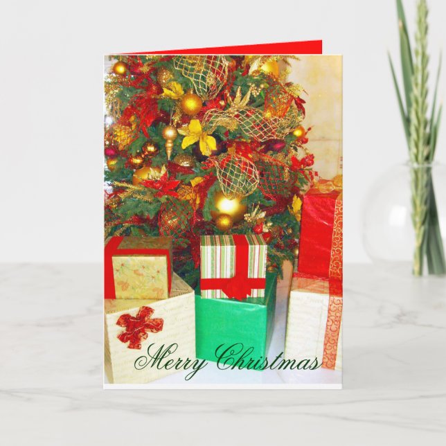 Tarjeta Festiva Feliz Navidad_ (Anverso)