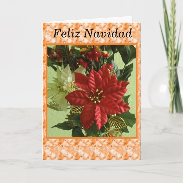Tarjeta Festiva Feliz Navidad/8 (Anverso)