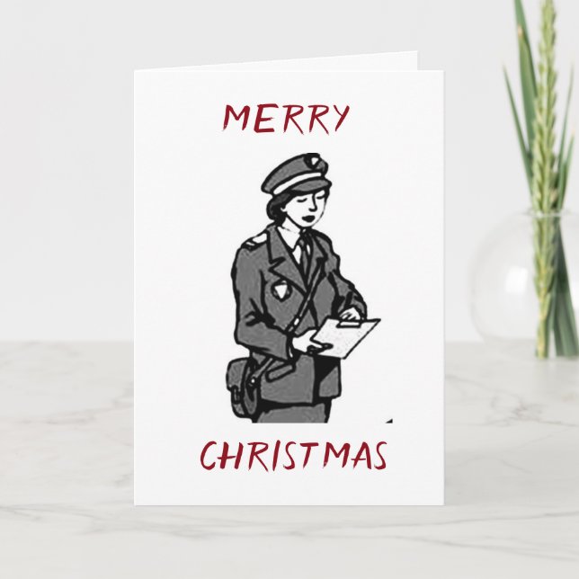 TARJETA FESTIVA *FELIZ NAVIDAD* A MI ESPOSA DE TRABAJO***** (Anverso)