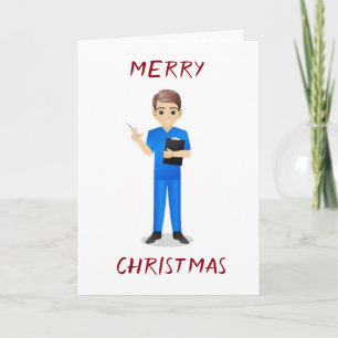 TARJETA FESTIVA *FELIZ NAVIDAD* A MI MARIDO DE TRABAJO *****