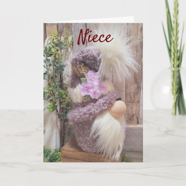 Tarjeta Festiva *FELIZ NAVIDAD* a nuestra *NIEZ* (Anverso)