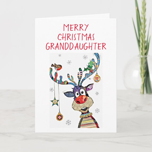 Tarjeta Festiva *FELIZ NAVIDAD* a nuestros *ABUELOS* NAVIDADES (Anverso)