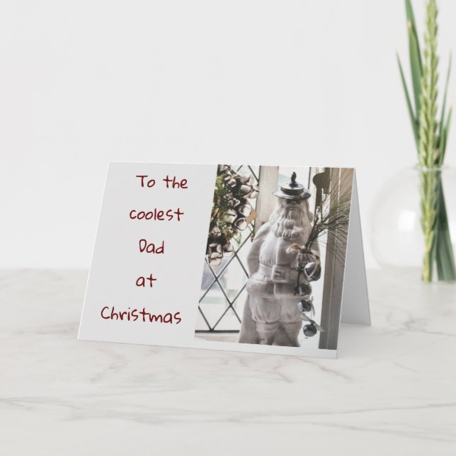 Tarjeta Festiva **FELIZ NAVIDAD** al **DÍA MÁS REFRIGERADO** (Anverso)