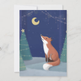 Tarjeta Festiva Feliz Navidad: Arte de Ilustracion Fox