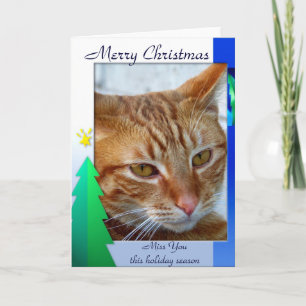 Tarjeta Festiva Feliz Navidad, cat_Card