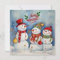 Feliz Navidad, Celebración de los muñecos de nieve