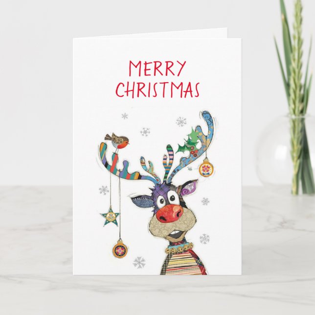 TARJETA FESTIVA *FELIZ NAVIDAD* DE ESTE REINADOR DE GUAY (Anverso)