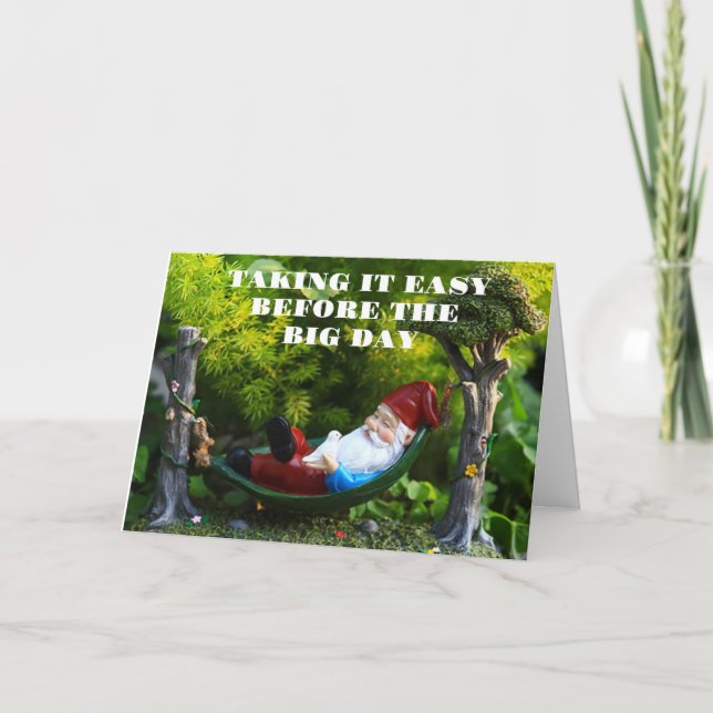 TARJETA FESTIVA "FELIZ NAVIDAD" DE GNOME PREVISOR (Anverso)