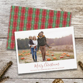 Tarjeta Festiva Feliz Navidad, fiesta verde rojo, cocina del país