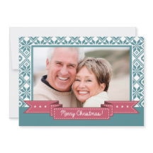 Feliz Navidad. Foto del patrón nórdico de copos de