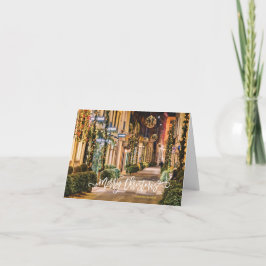 Tarjeta Festiva Feliz Navidad, Milán, Italia